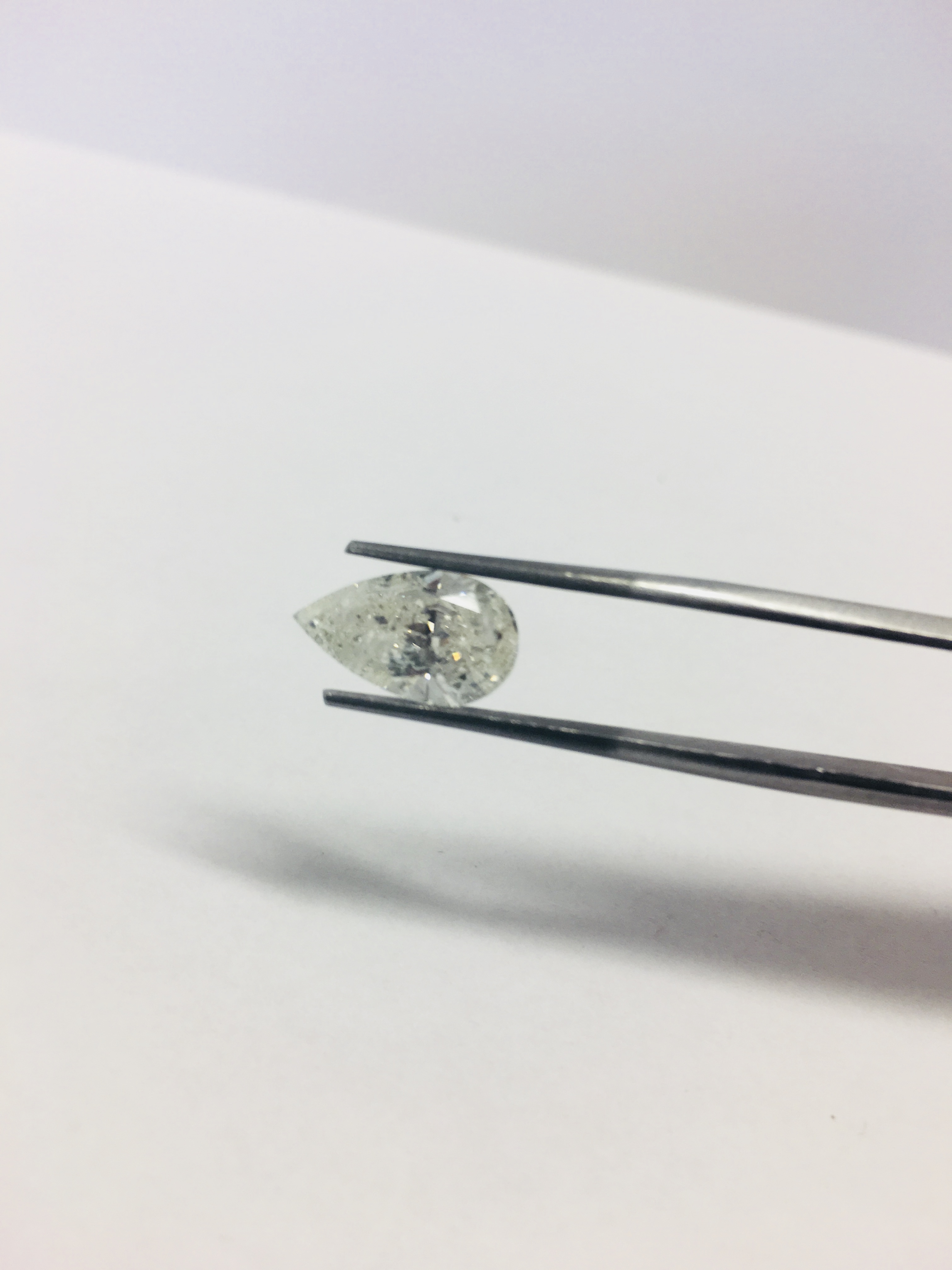 7.16ct Pearshape cut loose Diamond - Image 3 of 4