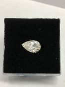 1.01ct Pearshape diamond