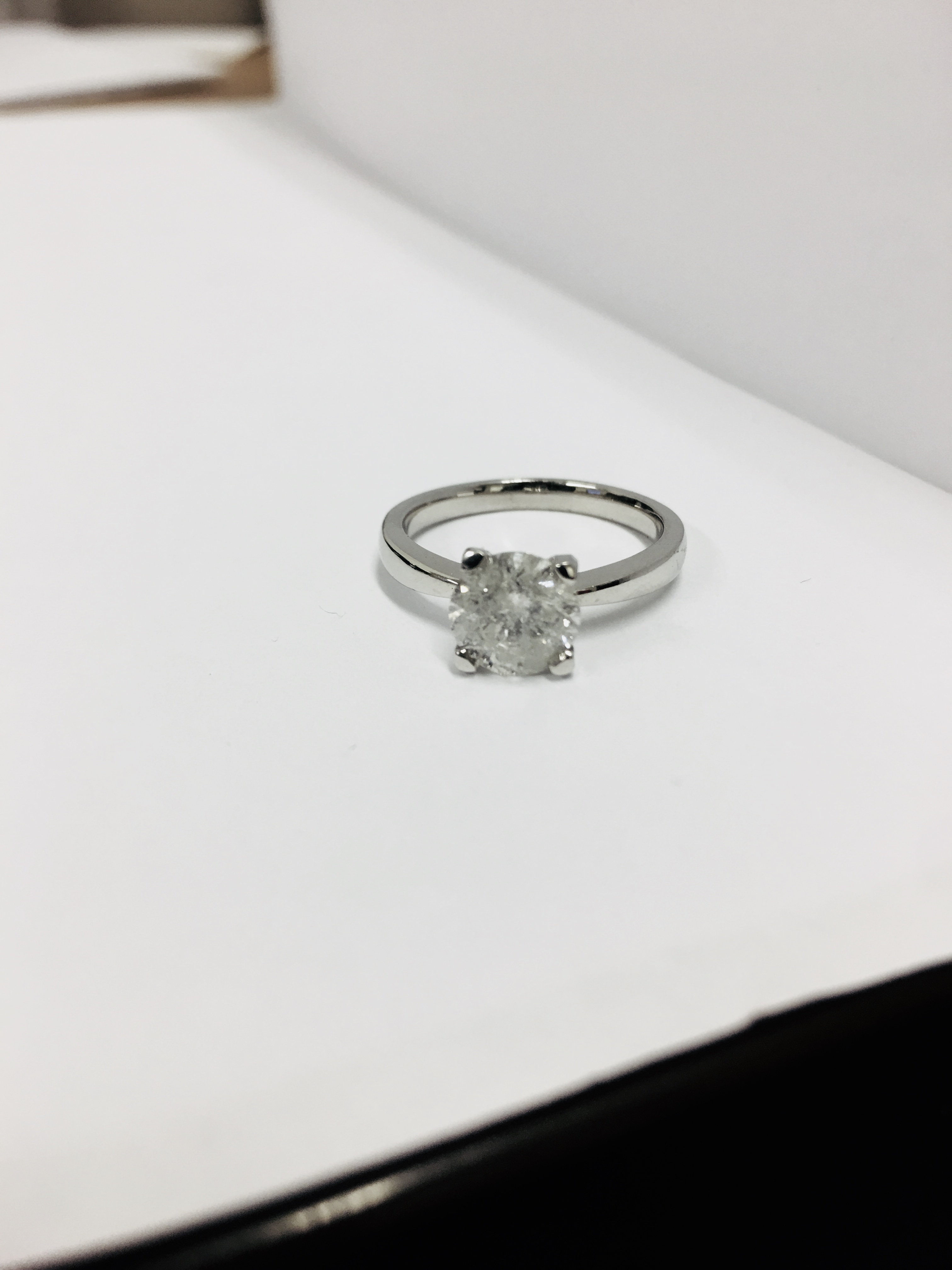 2.08ct diamond solitaire ring set in platinum - Image 22 of 48