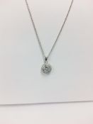 0.50ct diamond set pendant