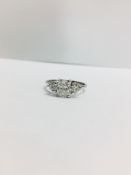 2ct diamond three stone ring