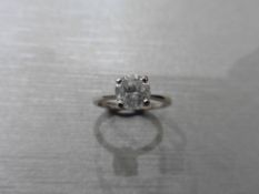 1.15ct diamond solitaire ring with a brilliant cut diamond