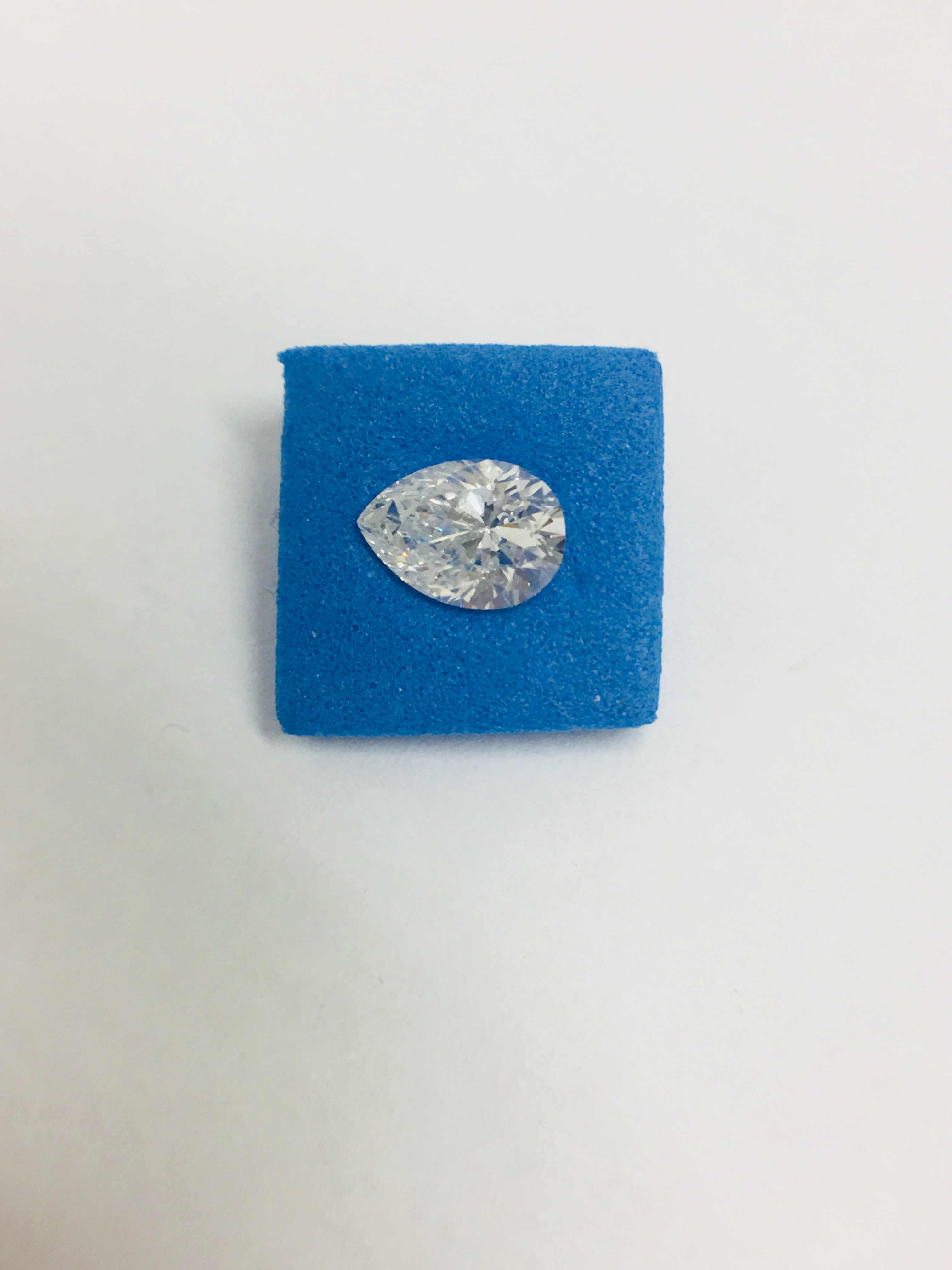 1.16ct pearshape loose diamond natural stone