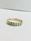 18ct yellow gold 0.70ct eternity ring