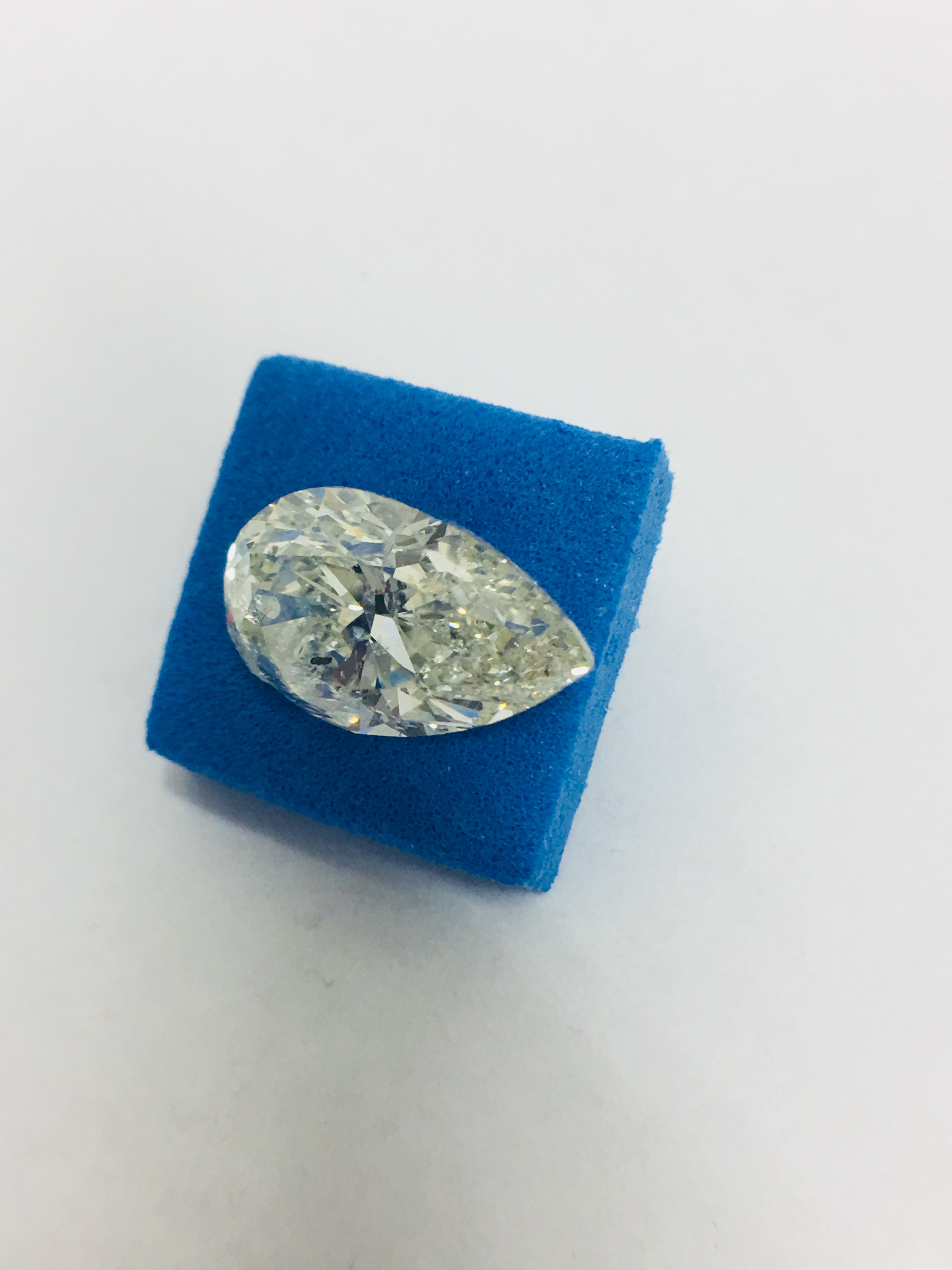 3.73ct Pearshape loose diamond - Image 4 of 4
