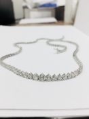 6.50ct Diamond tennis style necklace