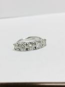 18ct diamond 2.10ct five stone ring