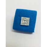 1ct princess cut natural diamond