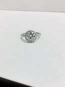 2ct round brilliant cut diamond