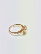 18ct Rosegold Halo style Diamond ring