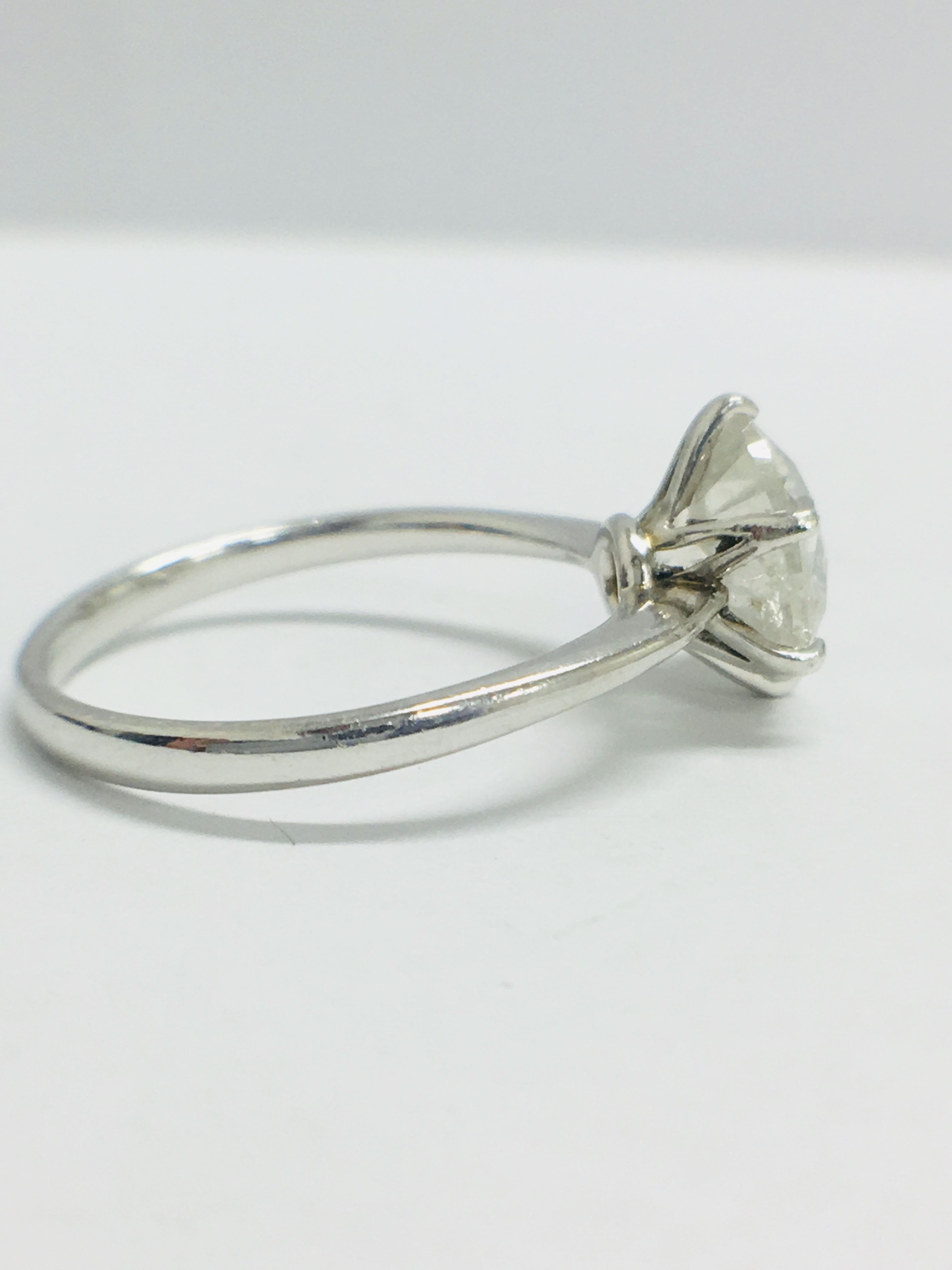 1.80ct diamond solitaire ring set in Platinum setting - Image 7 of 10