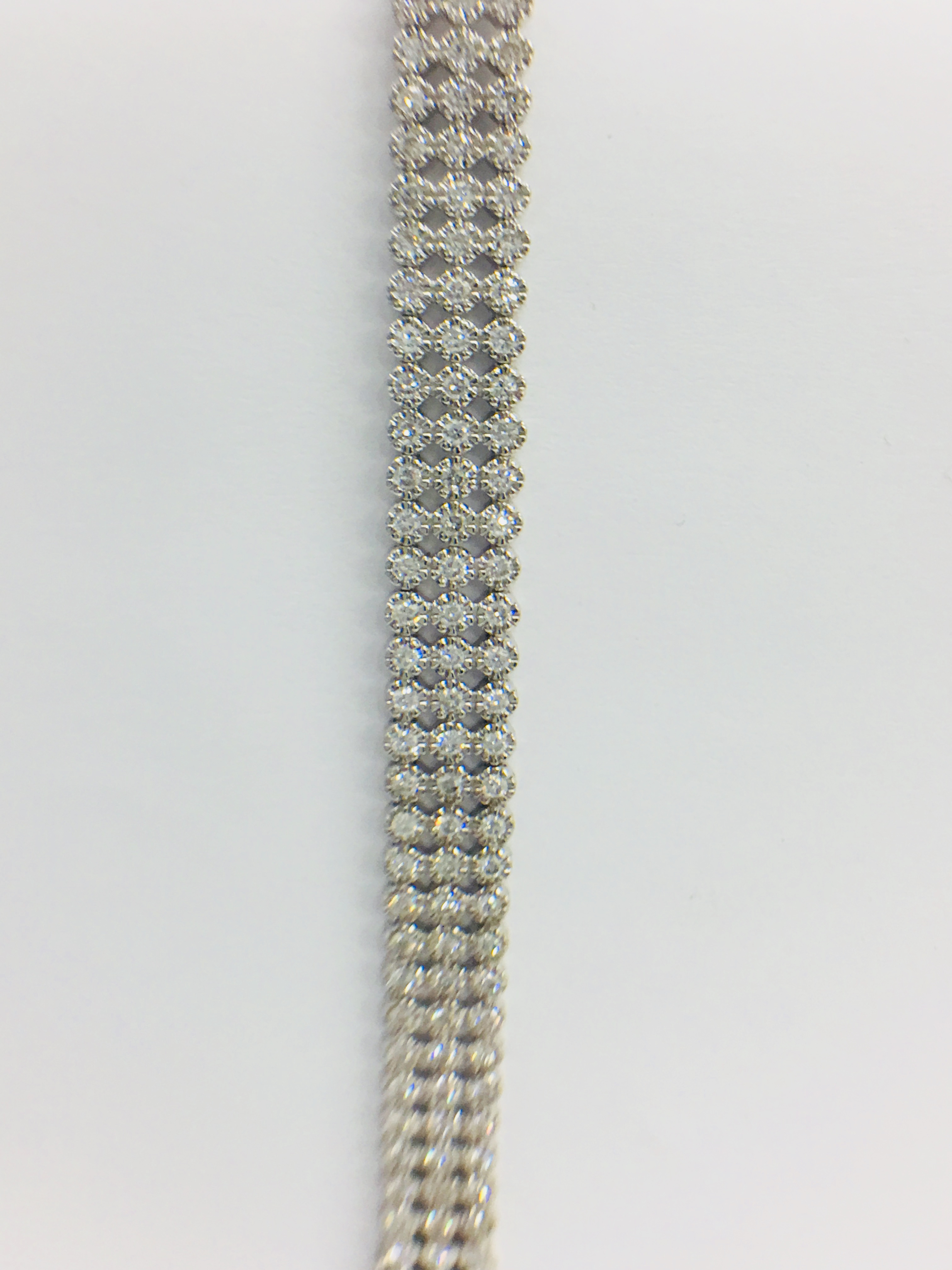 DIAMOND 3 ROW LINE BRACELET - Image 5 of 12