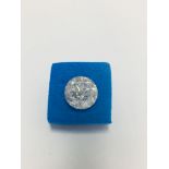 2.20ct round princess cut diamond