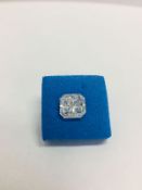 1ct Radiant cut natural Diamond