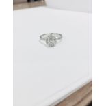 0.40ct diamond set solitaire ring set in 18ct gold