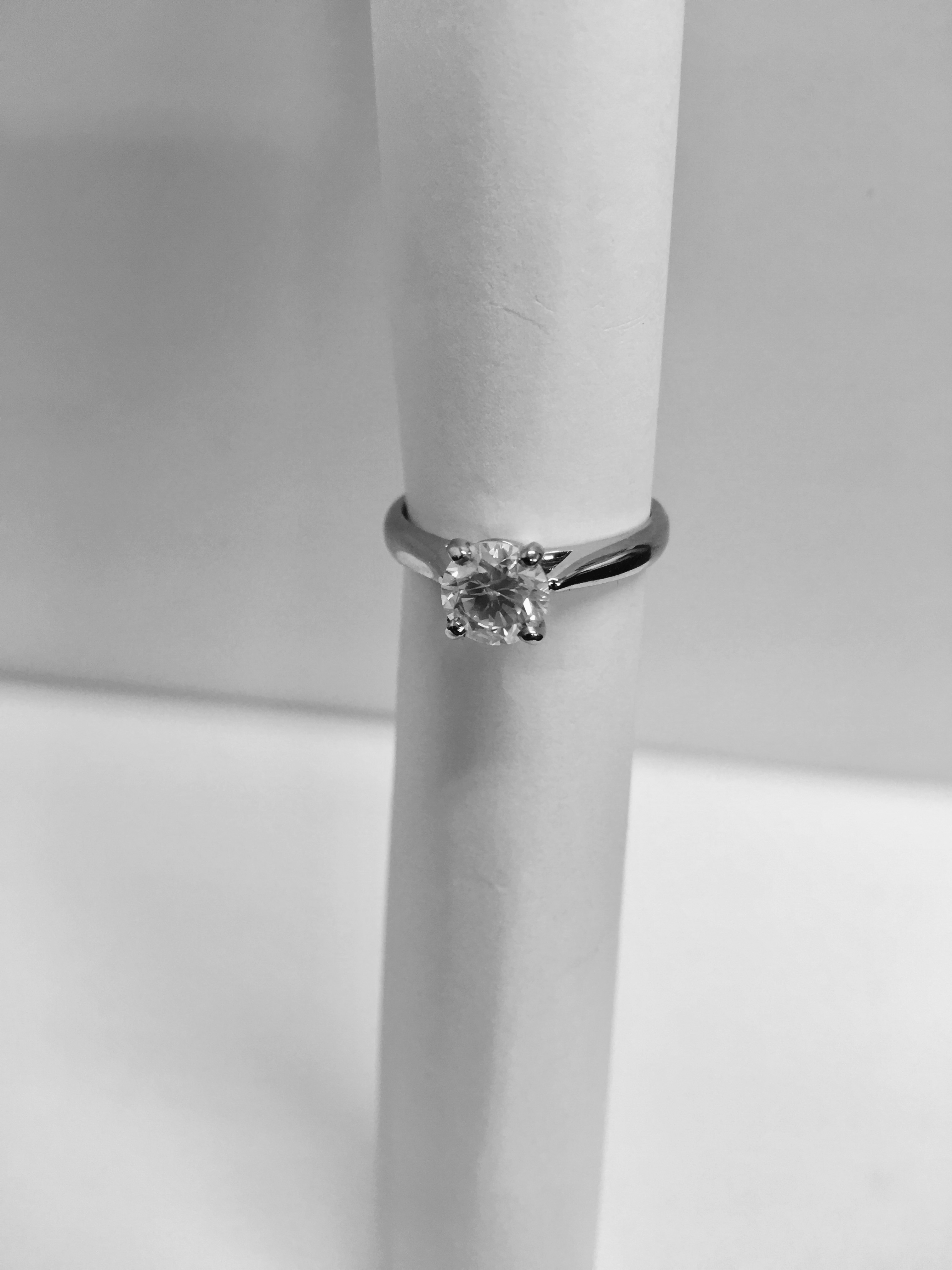 1.16ct diamond solitaire ring with a brilliant cut diamond - Image 2 of 5