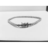 5.60ct diamond tennis style bracelet set with brilliant cut diamonds