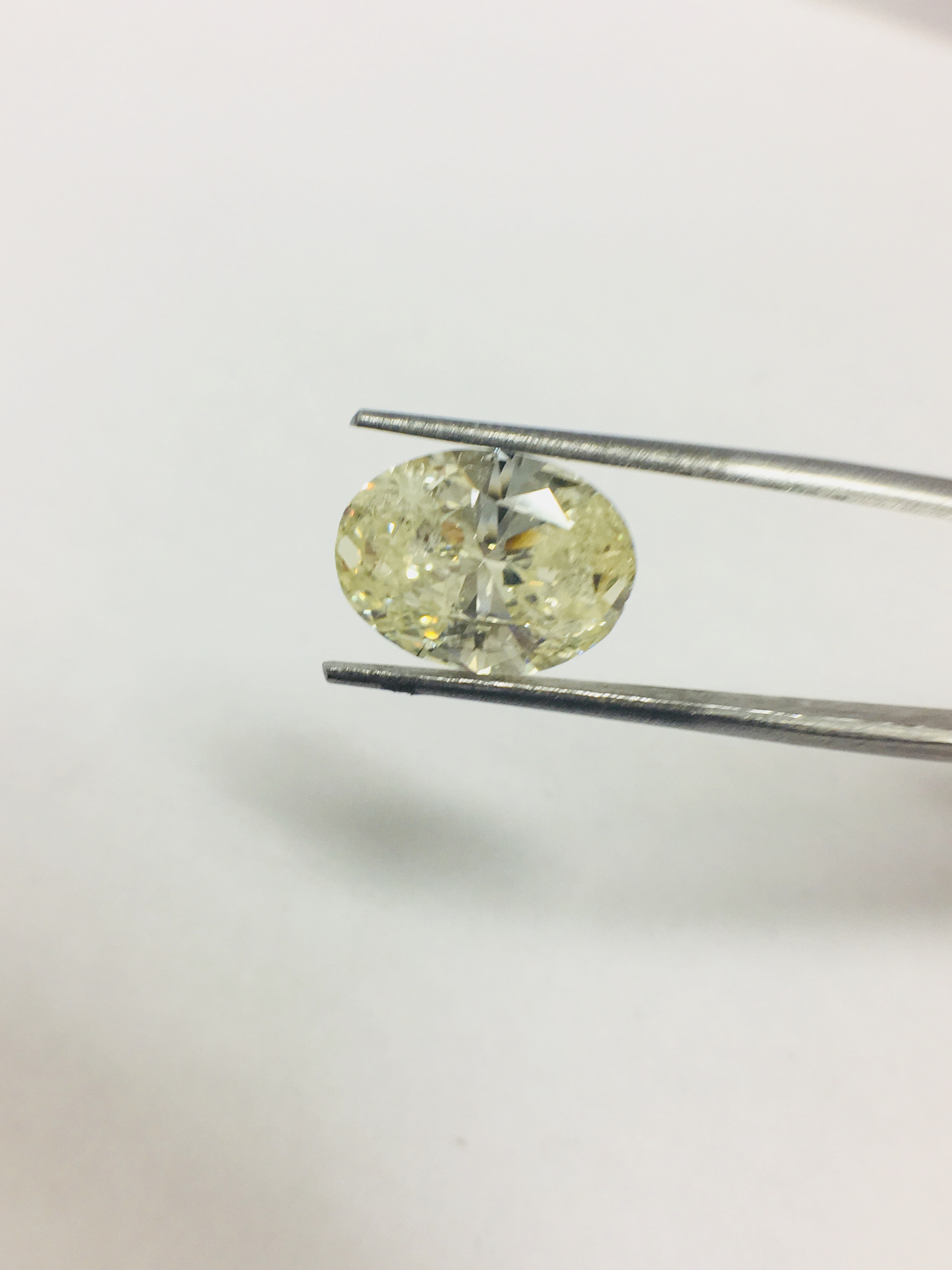 4.41ct Oval cut Loose Diamond - Image 4 of 5