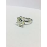 6.38ct diamond Solitaire Ring