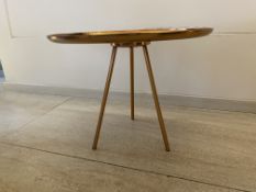 Copper designer table