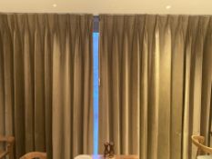 Commercial grade luxury blackout curtains