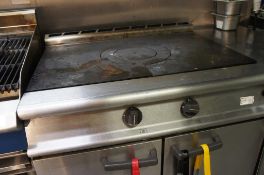 Falcon double oven with single gas burner