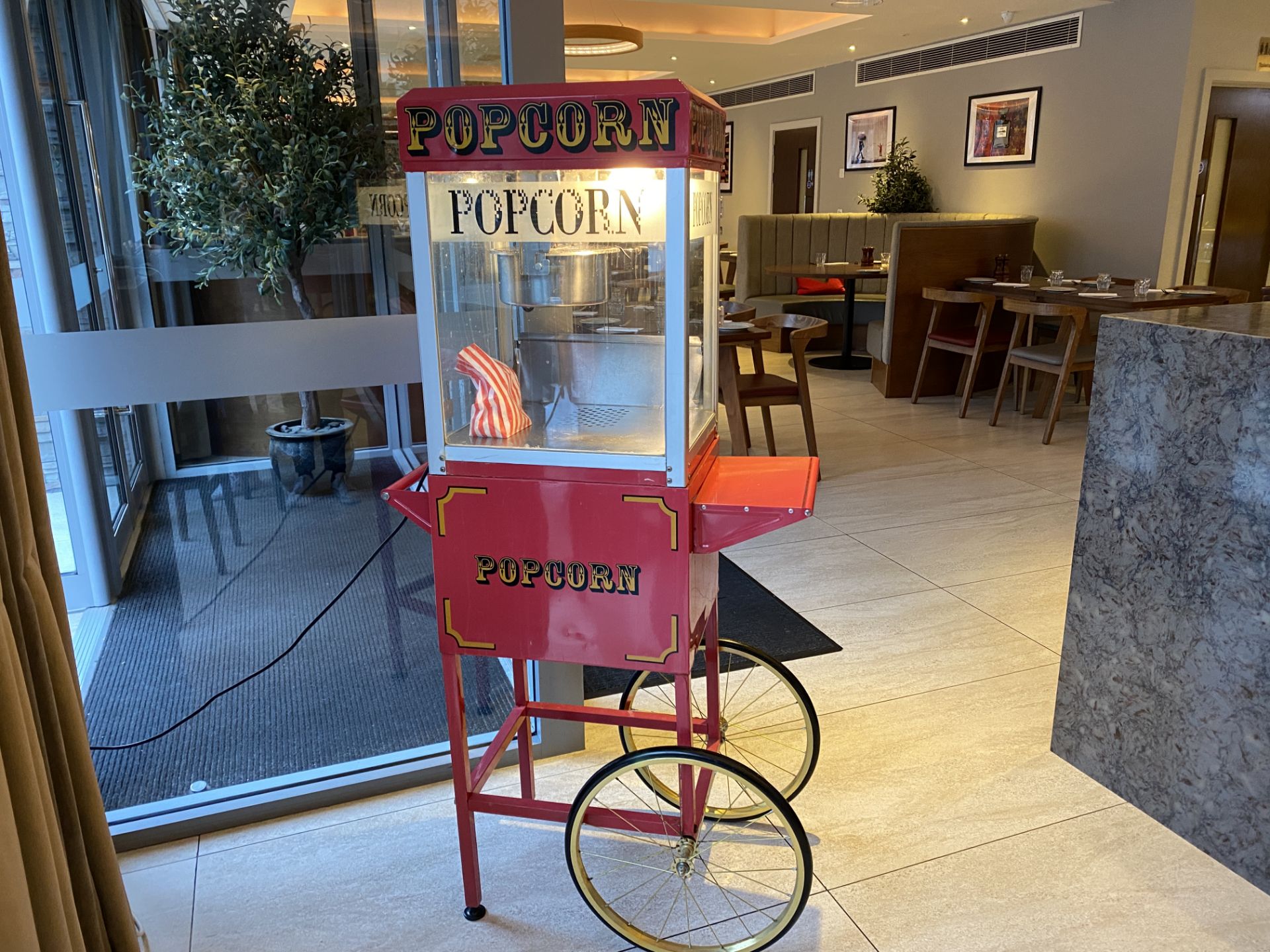 Mobile Popcorn Cart