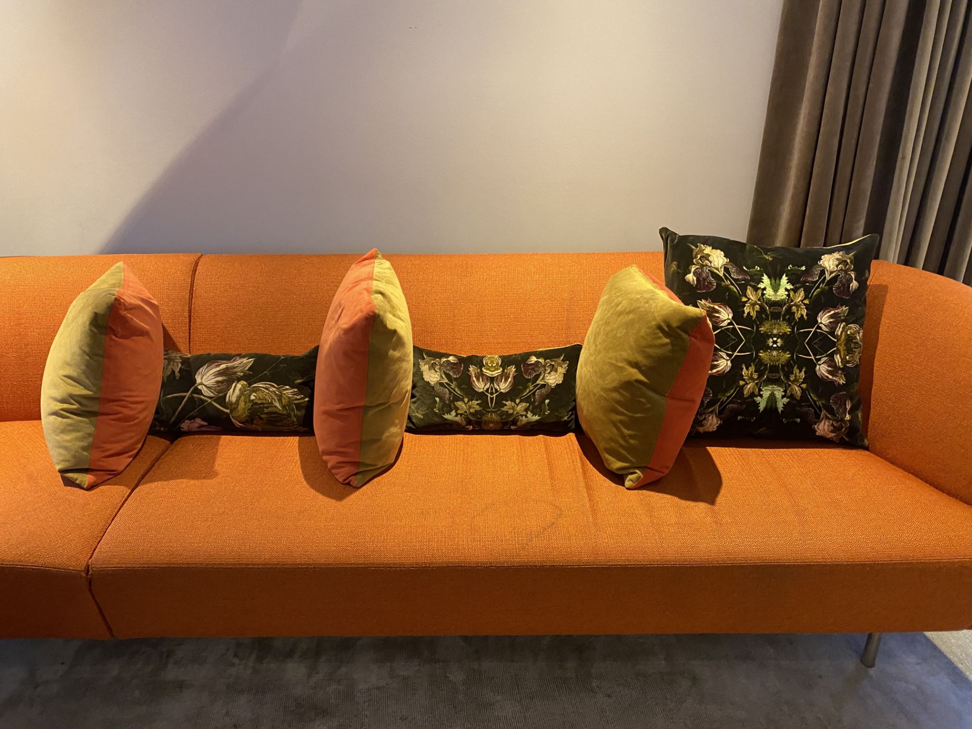 6 commercial grade designer cushions