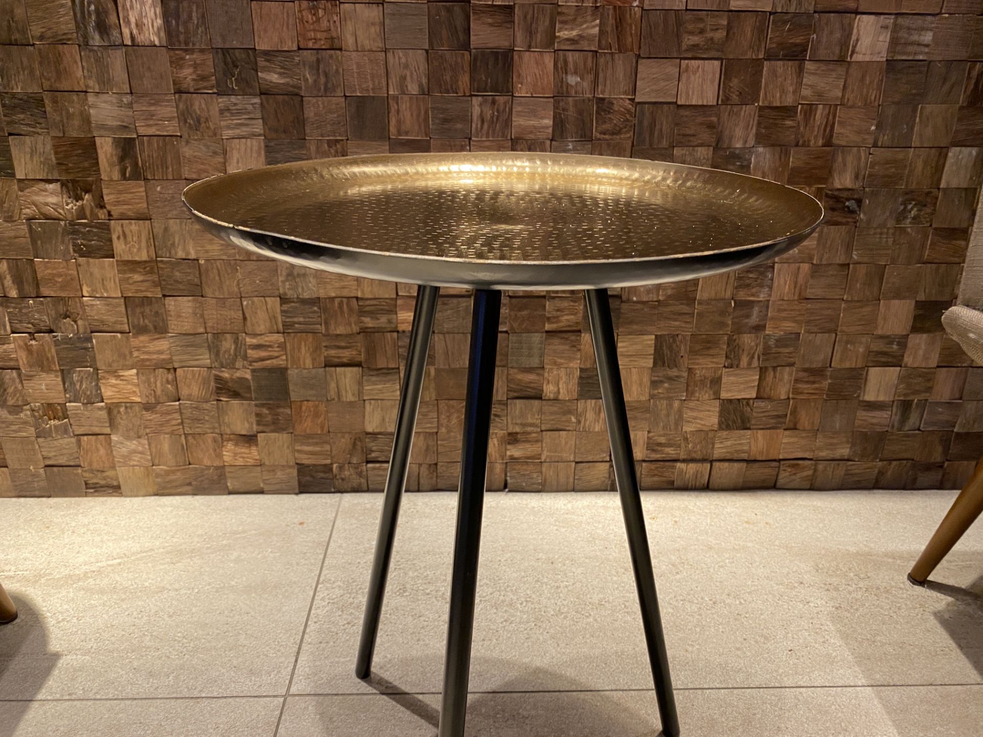 Mid-century Style Brass Designer Table