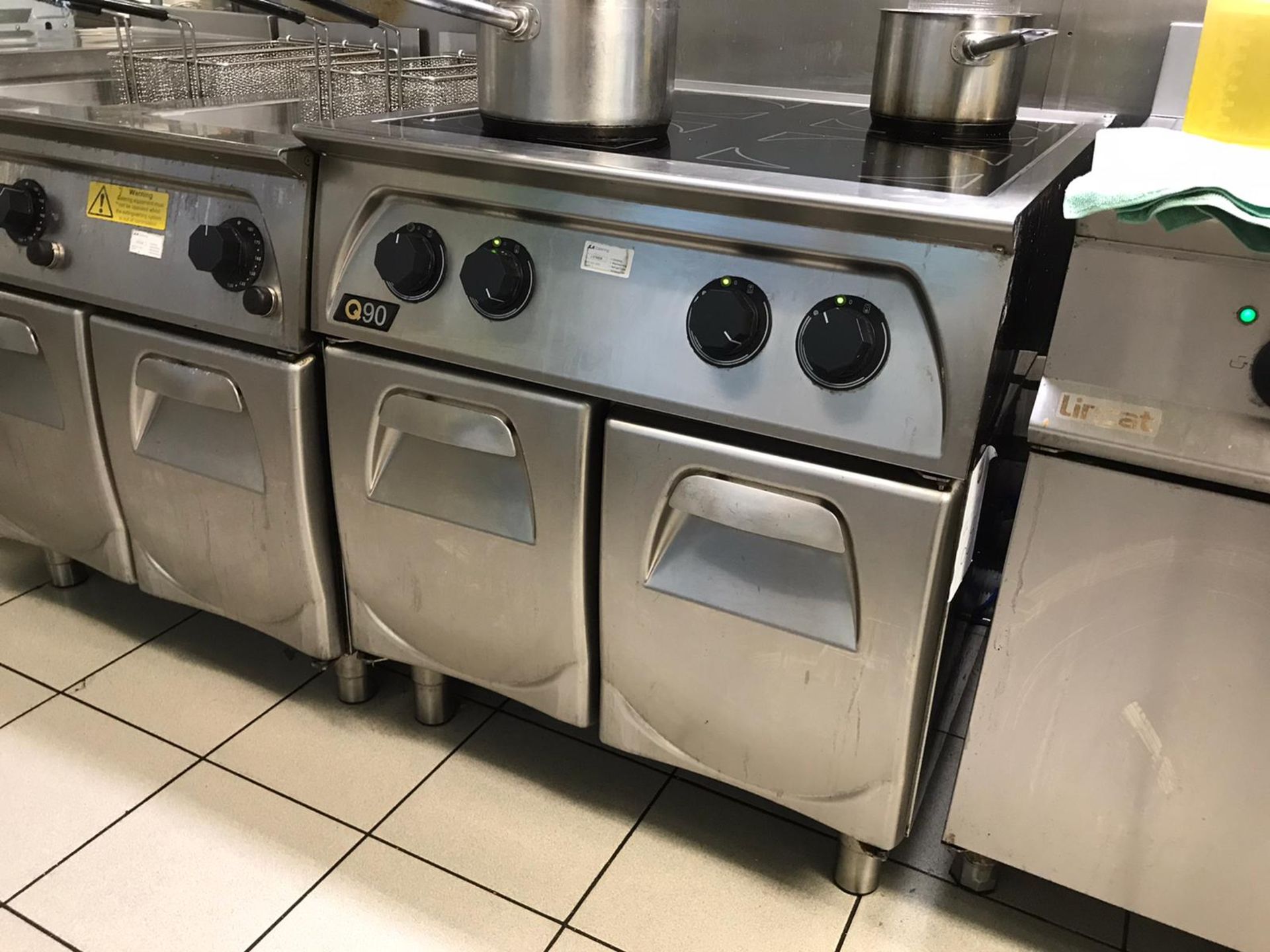 4 plate electric oven