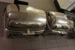 2 x chafing dishes
