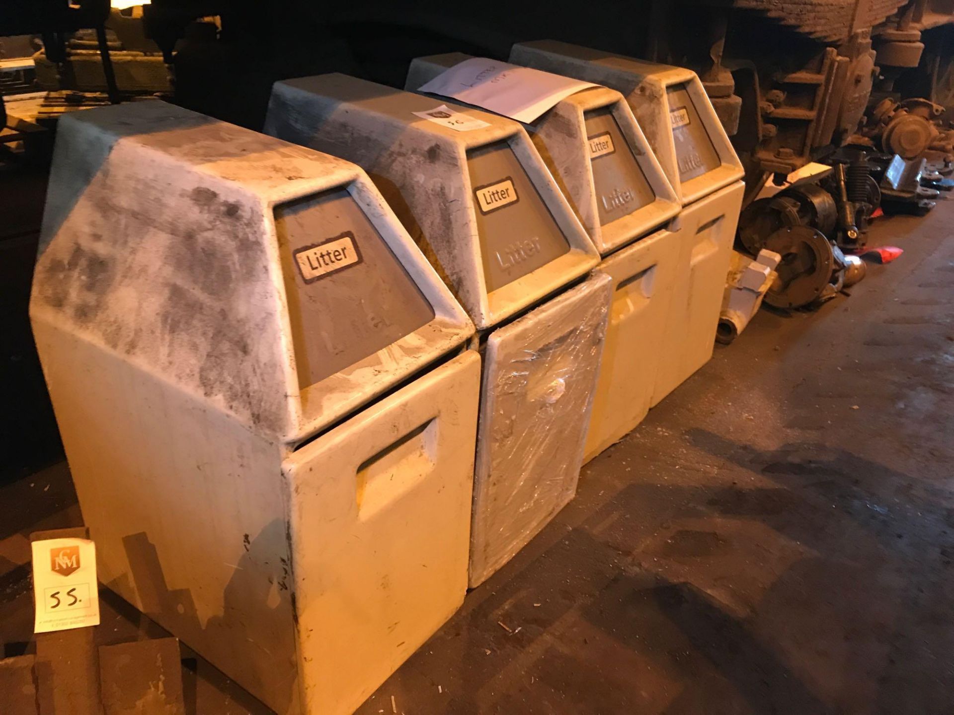 Four Times Litter bins from a mark 2 coach - Image 2 of 3