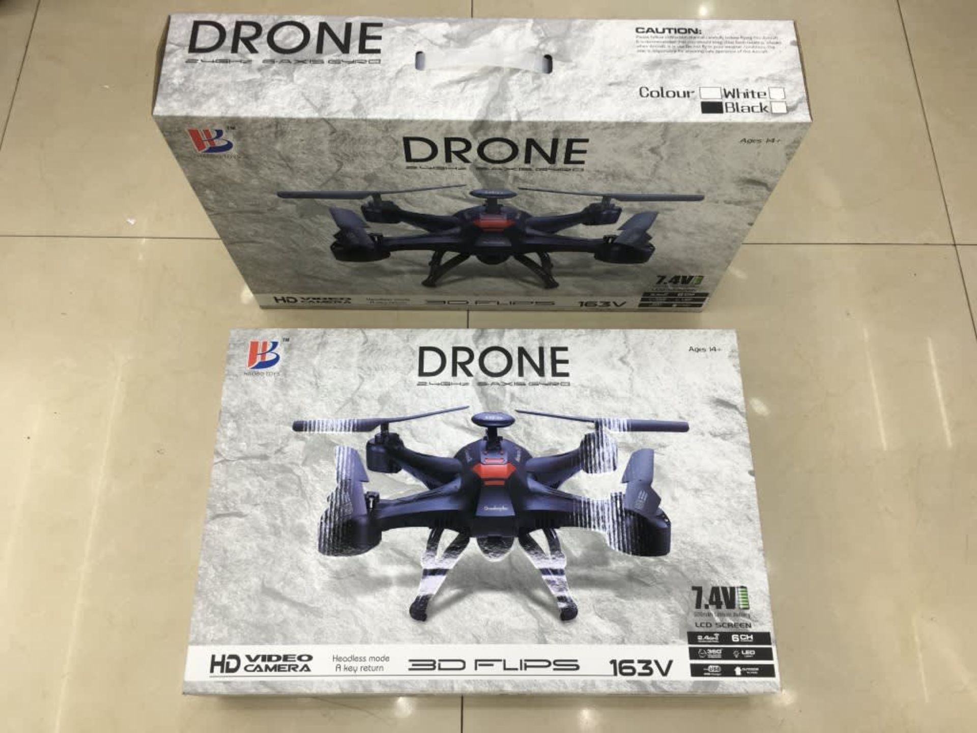 BRAND NEW BOXED – BLACK 2019 – 360d 3D FLIP QUADCOPTER, 6CH LED, USB CHARGING POWERFUL BATTERY