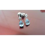 0.70Ct Drop Style Earrings.