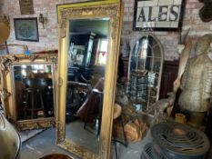 BOXED NEW 190CM X 90CM MASSIVE ANTIQUE GOLD ORNATE FRENCH BEVELLED MIRROR