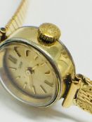 Ladies Rolex Tudor Watch stainless steel with 18ct yellow gold bracelet.