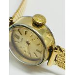 Ladies Rolex Tudor Watch stainless steel with 18ct yellow gold bracelet.