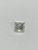 2.09ct princess cut diamind