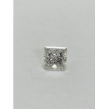 2.09ct princess cut diamind