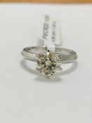 1.50ct brilliant cut solitaire ring