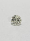 2.02ct round brilliant cut diamond,j colour,i2 clarity