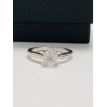 1ct Diamond Solitaire ring,PLatinum setting