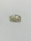 7.62ct oval cut diamond