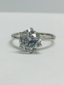 2.05ct Brilliant cut diamond Solitaire ring