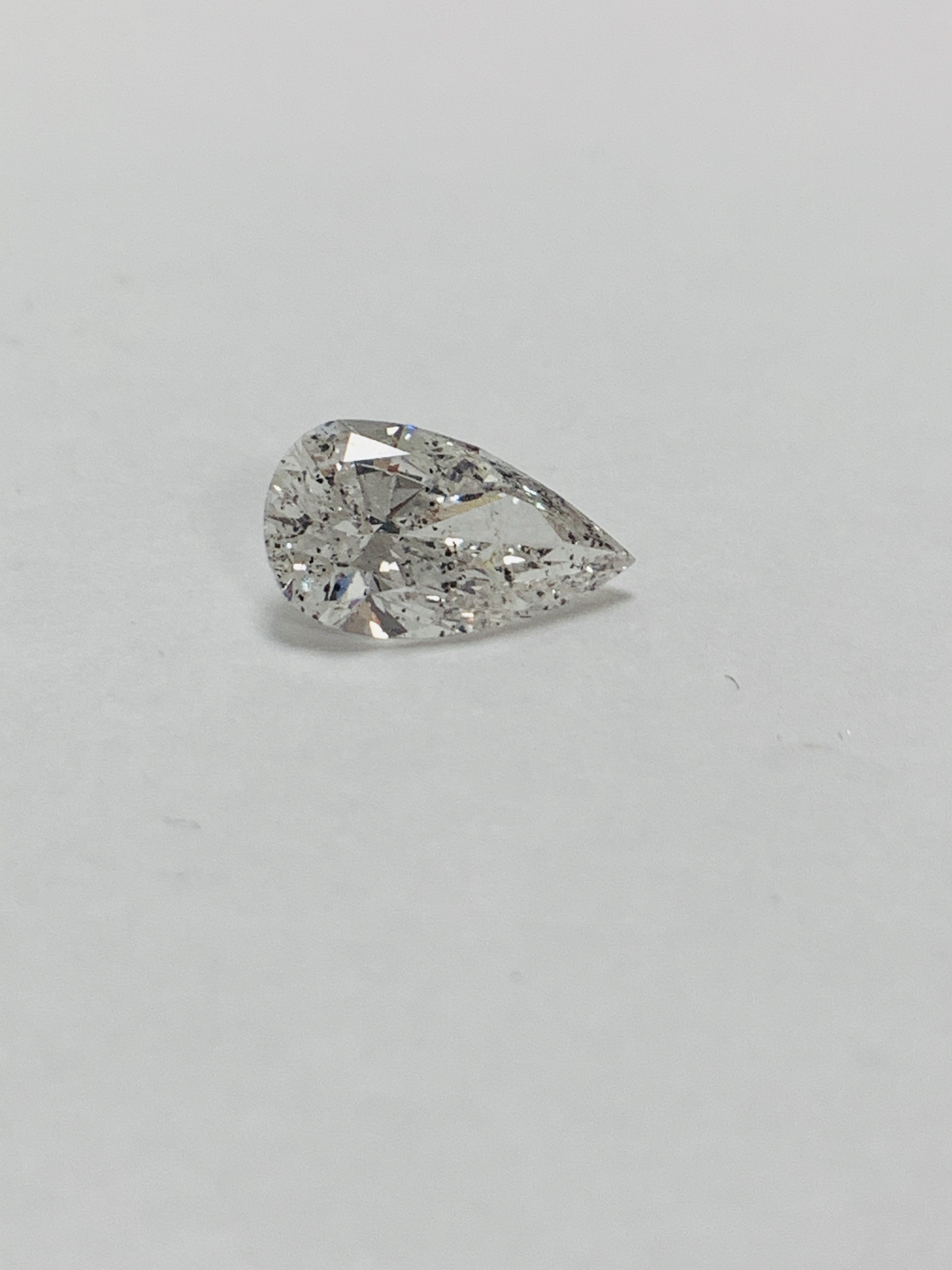 2.15ct pearshape diamond - Image 8 of 9
