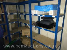 2x bays blue racking