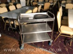 Stainless steel trolley