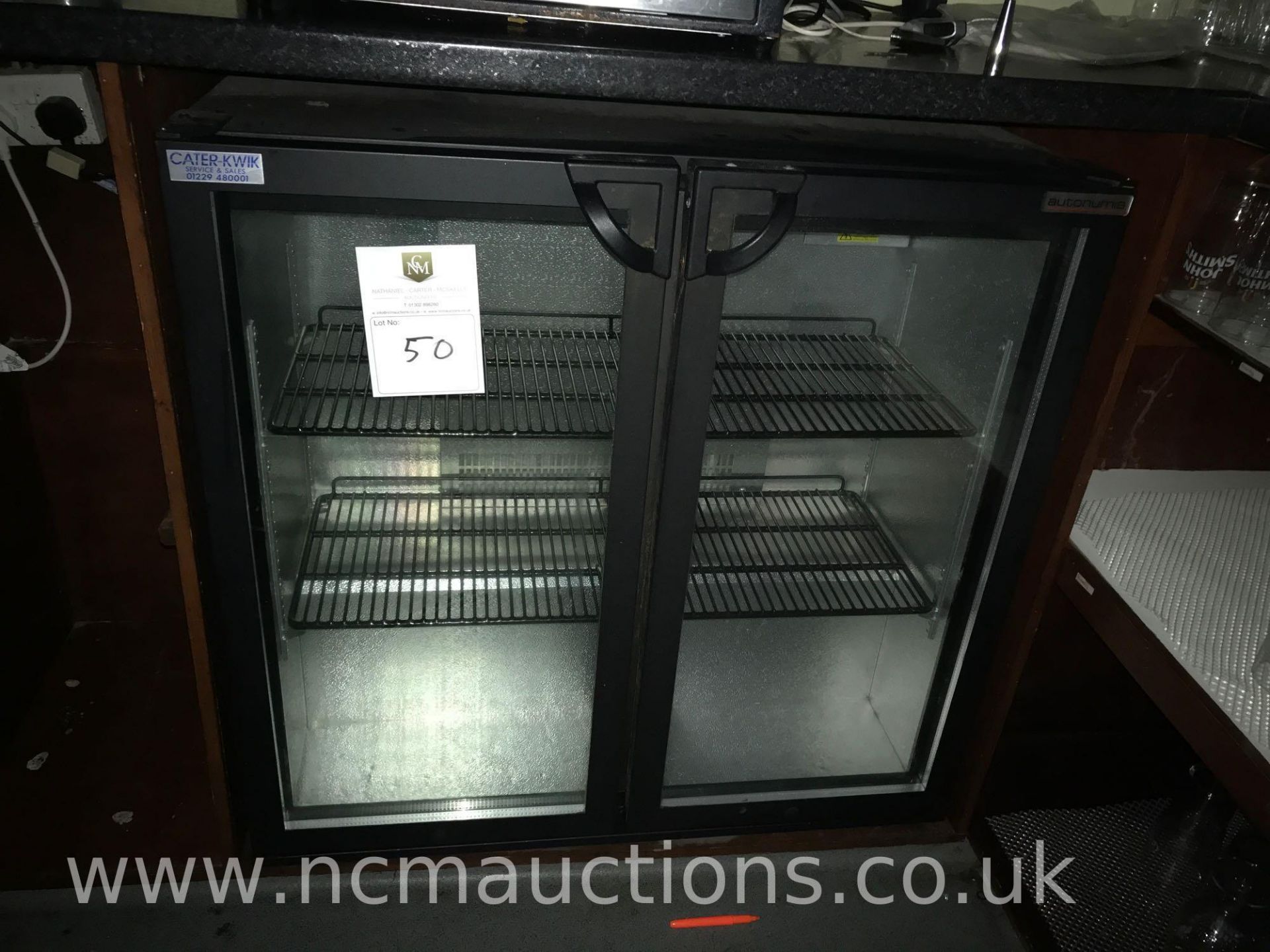 Autonumis double glass display fridge