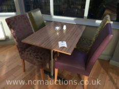 Table and 4x chairs