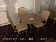 table and 3x chairs